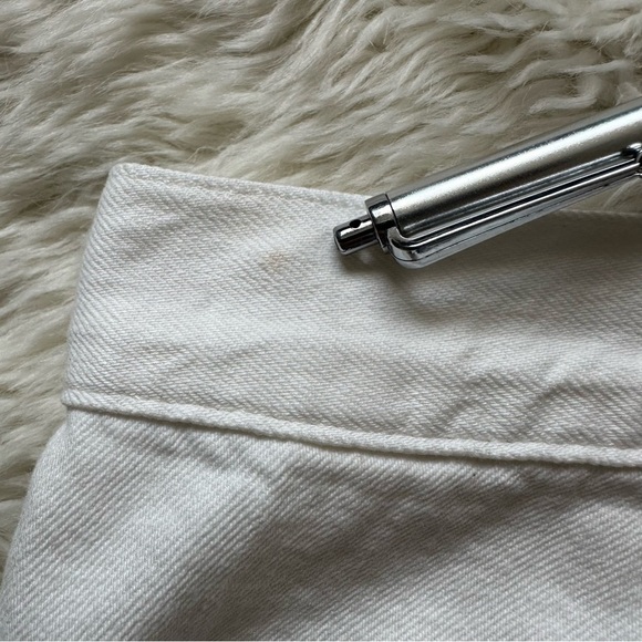 Madewell Jeans The Harlow Wide-Leg Baggy Straight in Tile White 33 NWT New - Picture 13 of 14
